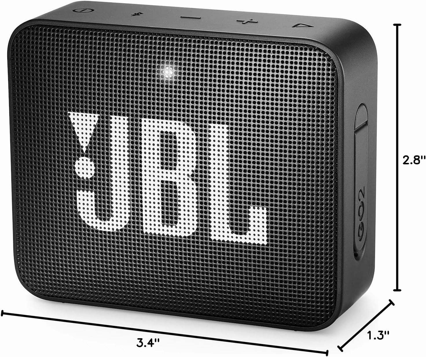 JBL GO2 - Waterproof Ultra-Portable Bluetooth Speaker - Black