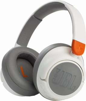JBL JR 460NC - Wireless Over-Ear Noise Cancelling Kids Headphones - White noise cancelling headphones,ANC headphones,travel headphones,
