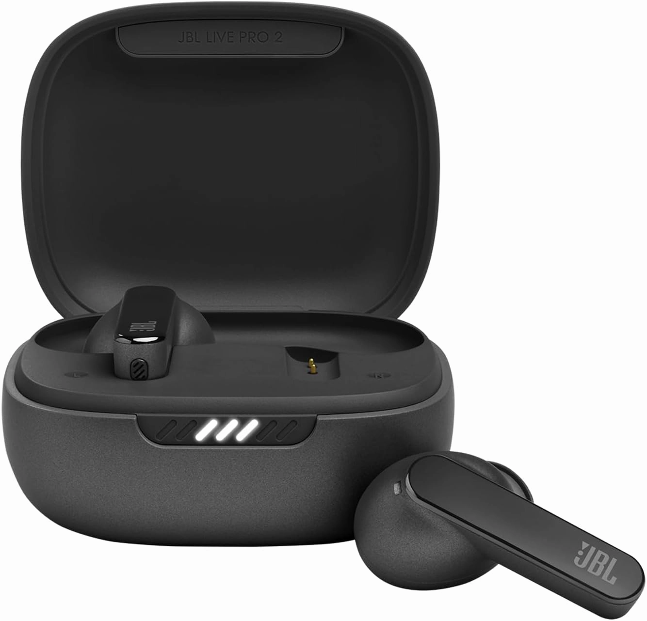 JBL Live Pro 2 - True Wireless Noise Cancelling Earbuds, up to 40 Hours of Playback with Wireless Charging, 6 mics for Perfect Calls, Touch & Voice Control, IPX5 Water Resistant (Black) wireless earbuds,Bluetooth earphones,true wireless stereo,