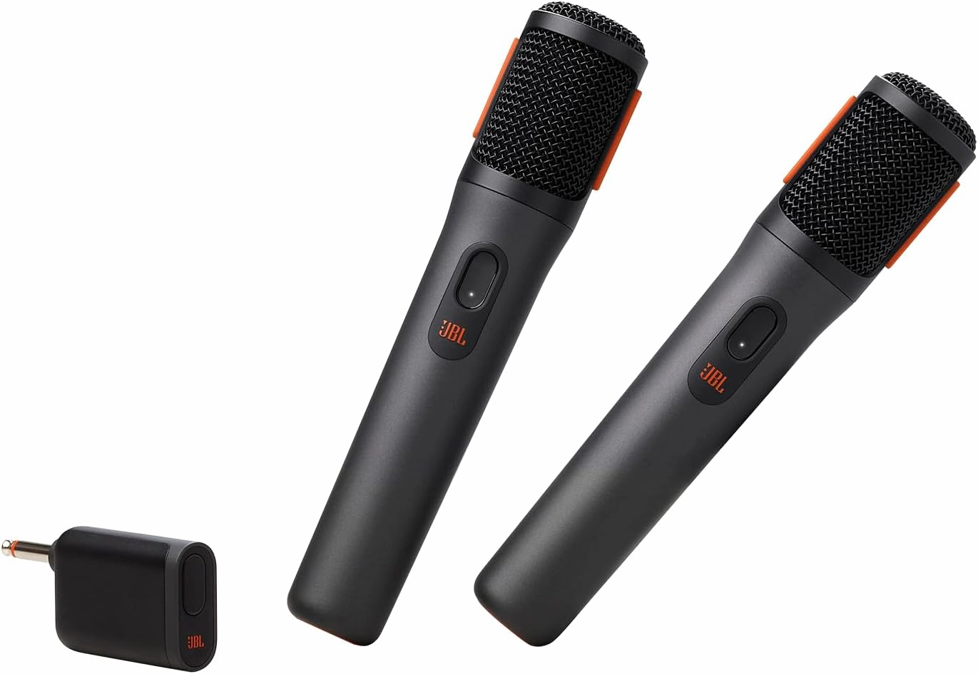 JBL PartyBox Wireless Mic - 2X Digital Wireless Microphones, Rechargeable Battery (20hrs - 700mAh), Clear Voice, Crisp Sound, Stable 2.4GHz Connection, Compatible with All PartyBox Speakers (Black) wireless speakers,portable Bluetooth speaker,multiroom spe