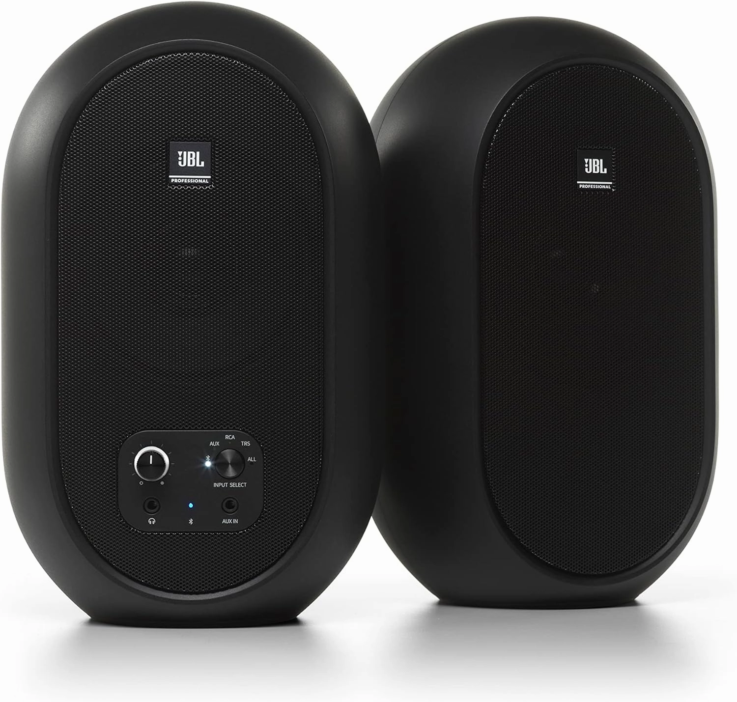 JBL Professional 1 Series 104-BT Compact Desktop Reference Monitors with Bluetooth, Black, Sold as Pair, 4.5-inch Speaker studio monitors,nearfield speakers,mixing reference monitors,