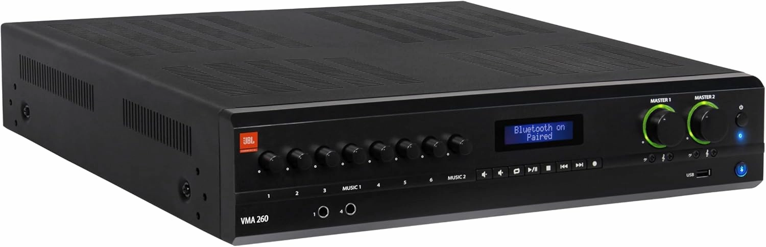 JBL Professional VMA260 Commercial Series 60-Watt Bluetooth-Enabled Mixer/Amplifier