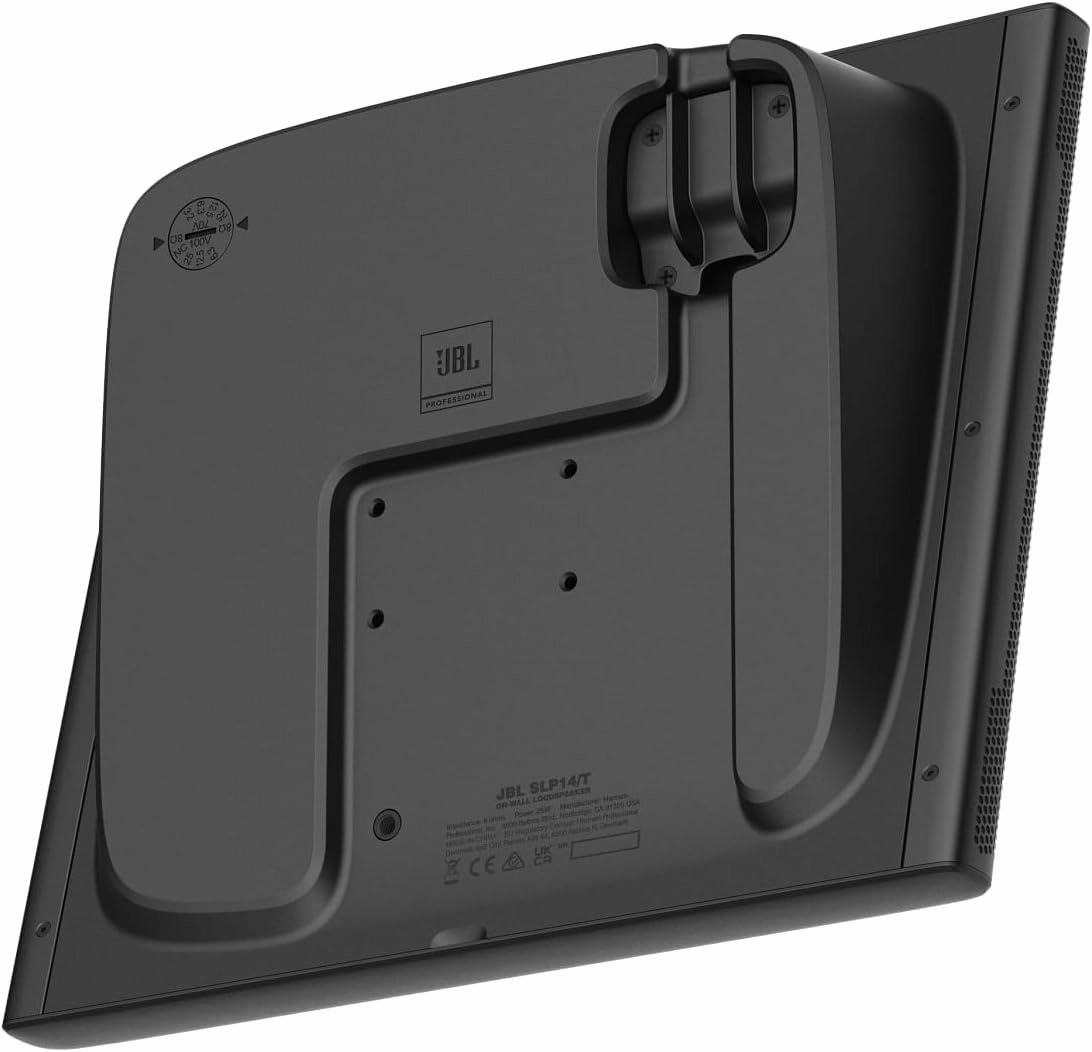 JBL SLP12/T Low-Profile On-Wall Speaker, 3", Black, 1 Pair