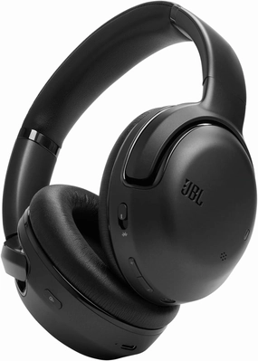 JBL Tour One M2 - Wireless Over-Ear Noise Cancelling Headphones (Black), Medium noise cancelling headphones,ANC headphones,travel headphones,