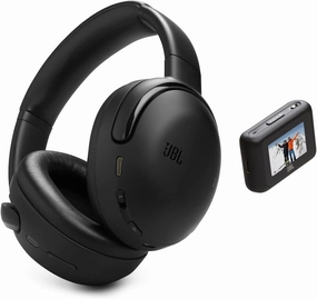 JBL Tour One M3 Smart Tx - Wireless Over-Ear Noise Cancelling Headphones with Smart Transmitter, Hi-Res Audio (3.5mm or USB-C), Spatial 360 Sound with Head Tracking & 70Hrs of Playback (Black) over-ear headphones,closed back headphones,wireless studio 