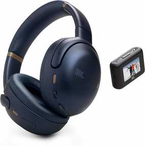 JBL Tour One M3 Smart Tx - Wireless Over-Ear Noise Cancelling Headphones with Smart Transmitter, Hi-Res Audio (3.5mm or USB-C), Spatial 360 Sound with Head Tracking & 70Hrs of Playback (Blue) over-ear headphones,closed back headphones,wireless studio c