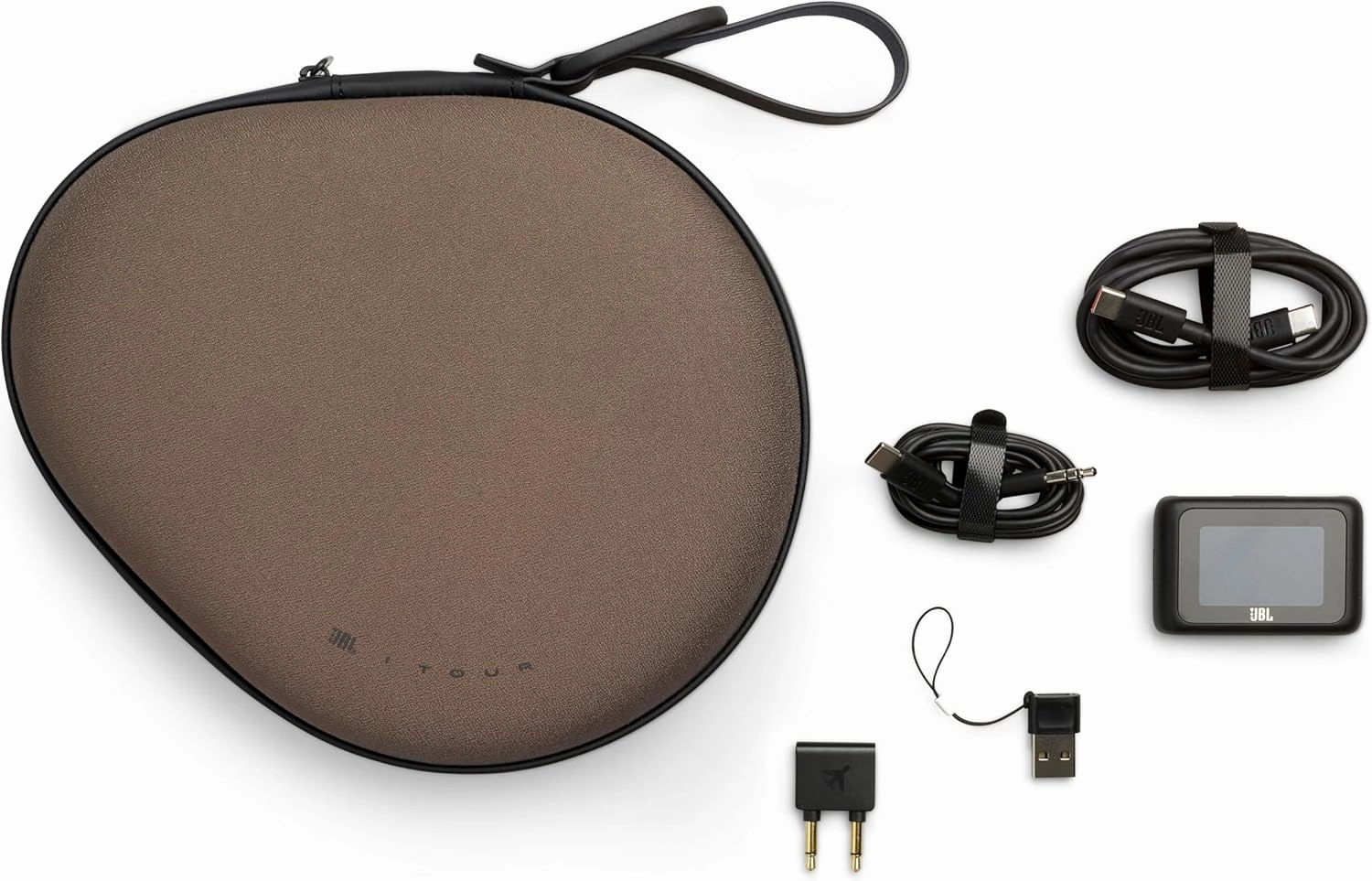 JBL Tour One M3 Smart Tx - Wireless Over-Ear Noise Cancelling Headphones with Smart Transmitter, Hi-Res Audio (3.5mm or USB-C), Spatial 360 Sound with Head Tracking & 70Hrs of Playback (Mocha)