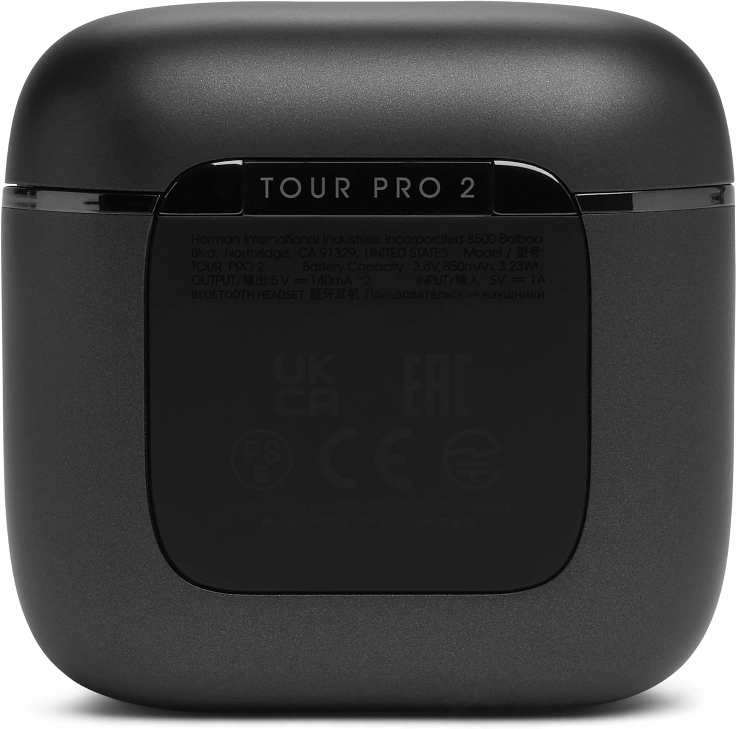 JBL Tour Pro 2 - True Wireless Noise Cancelling Earbuds with Smart Charging Case, 6-mic Perfect Calls with Voice Control, Up to 40hrs of Playtime, Immersive Spatial Sound (Black)