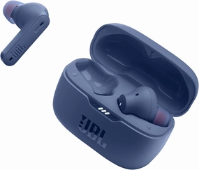 JBL Tune 230NC TWS - True Wireless In-Ear Headphones, Active Noise Cancelling with Smart Ambient, JBL Pure Bass Sound, 4 mics for perfect voice calls, IPX4, 40Hrs of battery life (Blue) wireless earbuds,Bluetooth earphones,true wireless stereo,