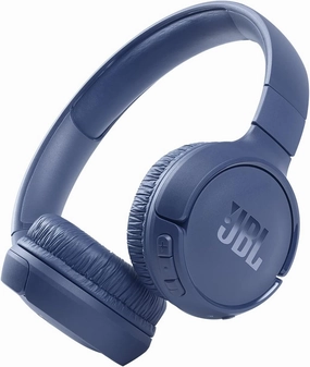 JBL Tune 510BT - Bluetooth headphones with up to 40 hours battery, microphone for call, foldable and comfortable, Android and iOs compatible (Blue) over-ear headphones,closed back headphones,wireless studio cans,