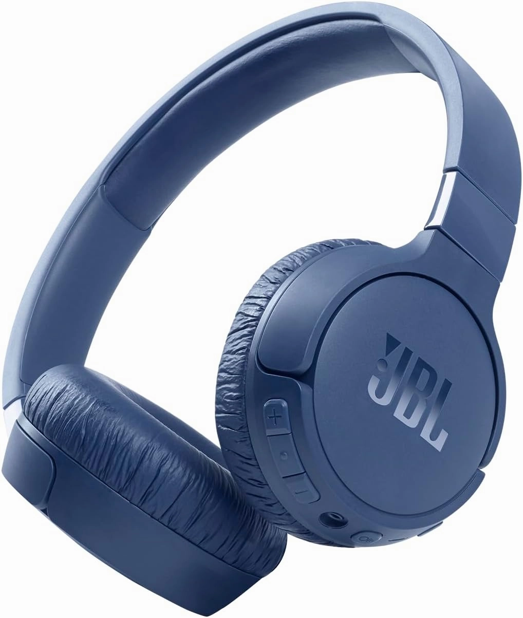 JBL Tune 660NC wireless with Active Noise Cancelling, up to 55 hours battery, microphone for call, foldable and comfortable, Android and iOs compatible (Blue) over-ear headphones,closed back headphones,wireless studio cans,
