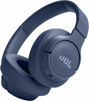 JBL Tune 720BT - Wireless Over-Ear Headphones with JBL Pure Bass Sound, Bluetooth 5.3, Up to 76H Battery Life and Speed Charge, Lightweight, Comfortable and Foldable Design (Blue) over-ear headphones,closed back headphones,wireless studio cans,