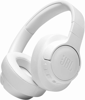 JBL Tune 760NC - Lightweight, Foldable Over-Ear Wireless Headphones with Active Noise Cancellation - White (Renewed) over-ear headphones,closed back headphones,wireless studio cans,