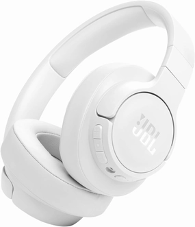 JBL Tune 770NC - Adaptive Noise Cancelling with Smart Ambient Wireless Over-Ear Headphones, Bluetooth 5.3, Up to 70H Battery Life with Speed Charge, Lightweight, Comfortable & Foldable Design (White) over-ear headphones,closed back headphones,wireless 