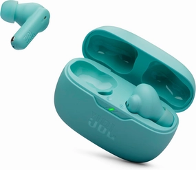 JBL Vibe Beam 2 - True Wireless Noise Cancelling Earbuds Pure Bass Sound & Smart Ambient Technology, 4mics for Crisp, Clear Calls, up to 40Hrs of Playback, IP54 Dust & Water Resistant (Blue) wireless earbuds,Bluetooth earphones,true wireless stereo