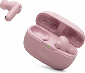 JBL Vibe Beam 2 - True Wireless Noise Cancelling Earbuds Pure Bass Sound & Smart Ambient Technology, 4mics for Crisp, Clear Calls, up to 40Hrs of Playback, IP54 Dust & Water Resistant (Pink) wireless earbuds,Bluetooth earphones,true wireless stereo