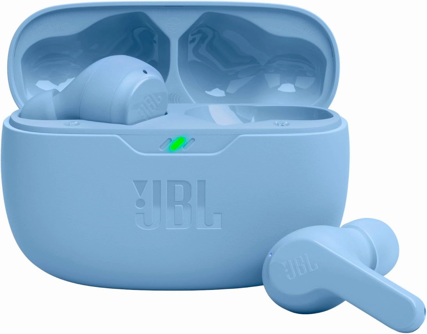 JBL Vibe Beam - True Wireless JBL Deep Bass Sound Earbuds, Bluetooth 5.2, Water & Dust Resistant, Hands-free call with VoiceAware, Up to 32 hours of battery life (Blue) wireless earbuds,Bluetooth earphones,true wireless stereo,