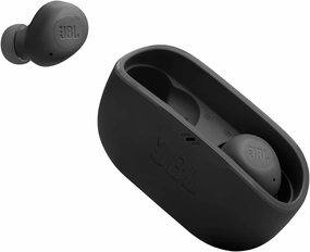 JBL Vibe Buds - True Wireless Earbuds, Smart Ambient, VoiceAware, Up to 32 total hours of battery life with speed charging, Water and dust resistant, JBL Deep Bass Sound (Black) wireless earbuds,Bluetooth earphones,true wireless stereo,