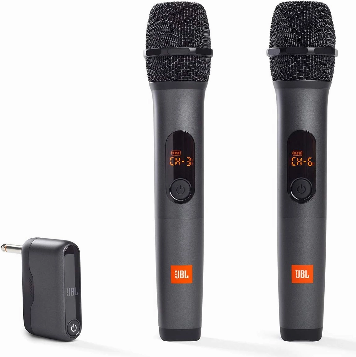 JBL Wireless Two Microphone System with Dual-Channel Receiver, Black wireless speakers,portable Bluetooth speaker,multiroom speaker,