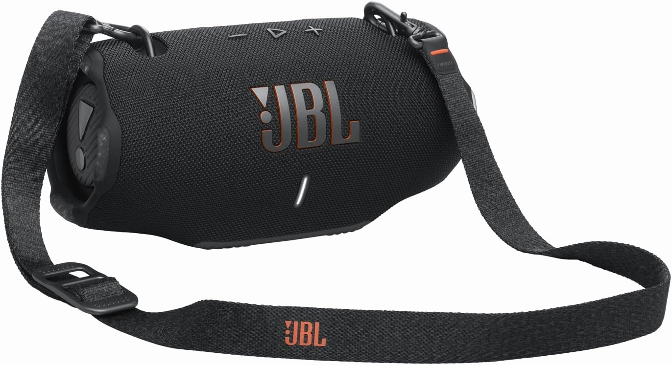 JBL Xtreme 4 - Portable Bluetooth Speaker, Powerful Sound and Deep Bass, IP67 Waterproof, 24 Hours of Playtime, Powerbank, PartyBoost for Multi-Speaker Pairing (Black)