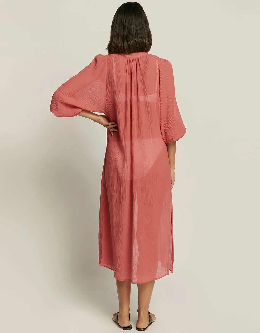 Jetset Maxi Shirt Dress - Sienna