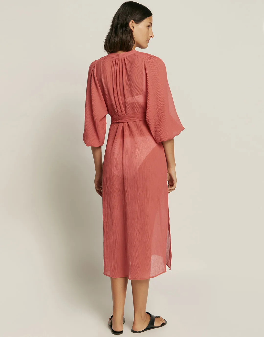 Jetset Maxi Shirt Dress - Sienna