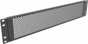 Jingchengmei 2U Perforated Blank Panel - Steel Rack Mount 2U Spacer Disassembled Panel for 19-Inch Network Cabinet or Server Rack Enclosure Black rackmount gear,audio rack equipment,studio rackmounts,