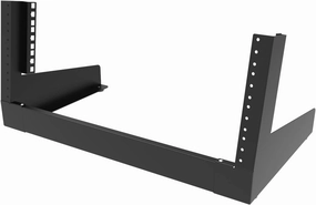 JINGCHENGMEI 4U Desktop Network Rack 19 inches Small Open Frame Rack 2 Post Free-Standing Tabletop Rack for Server, Patch Panel, Data, AV, IT,Studio or Networking Equipments (4U) music server,hi-fi media server,digital audio storage,