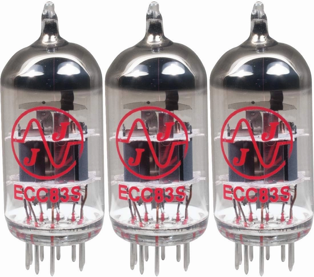 JJ 12AX7 / ECC83 Preamp Vacuum Tubes (Three Pack) tube amplifier,valve amp,audiophile tube stereo,