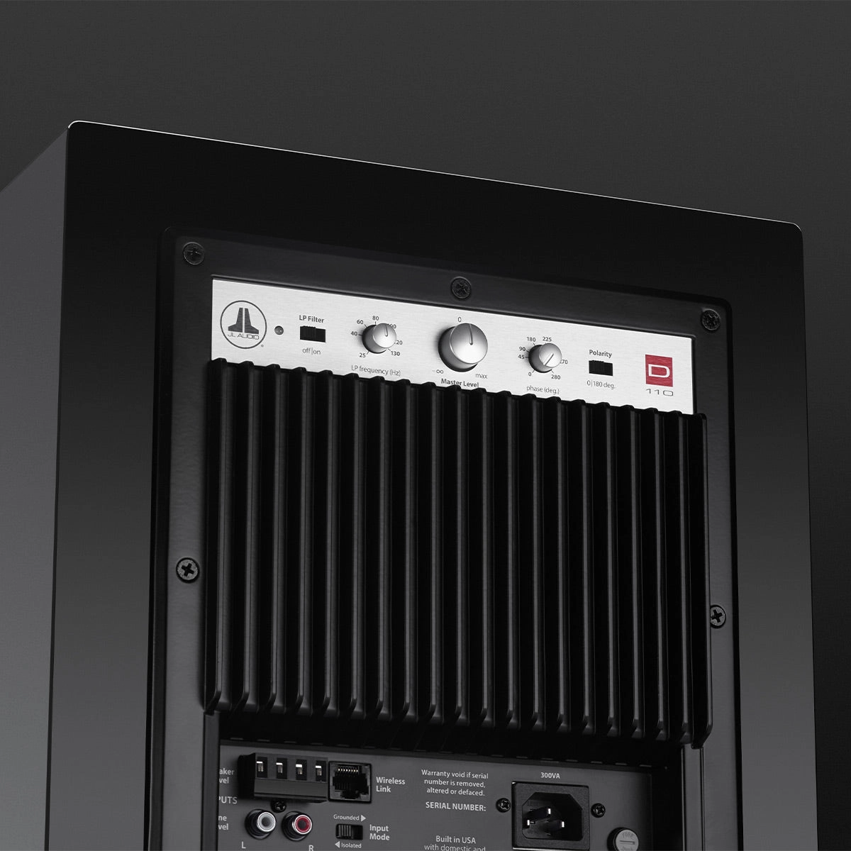 JL Audio Dominion d110 10" Powered Subwoofer (Black Gloss)