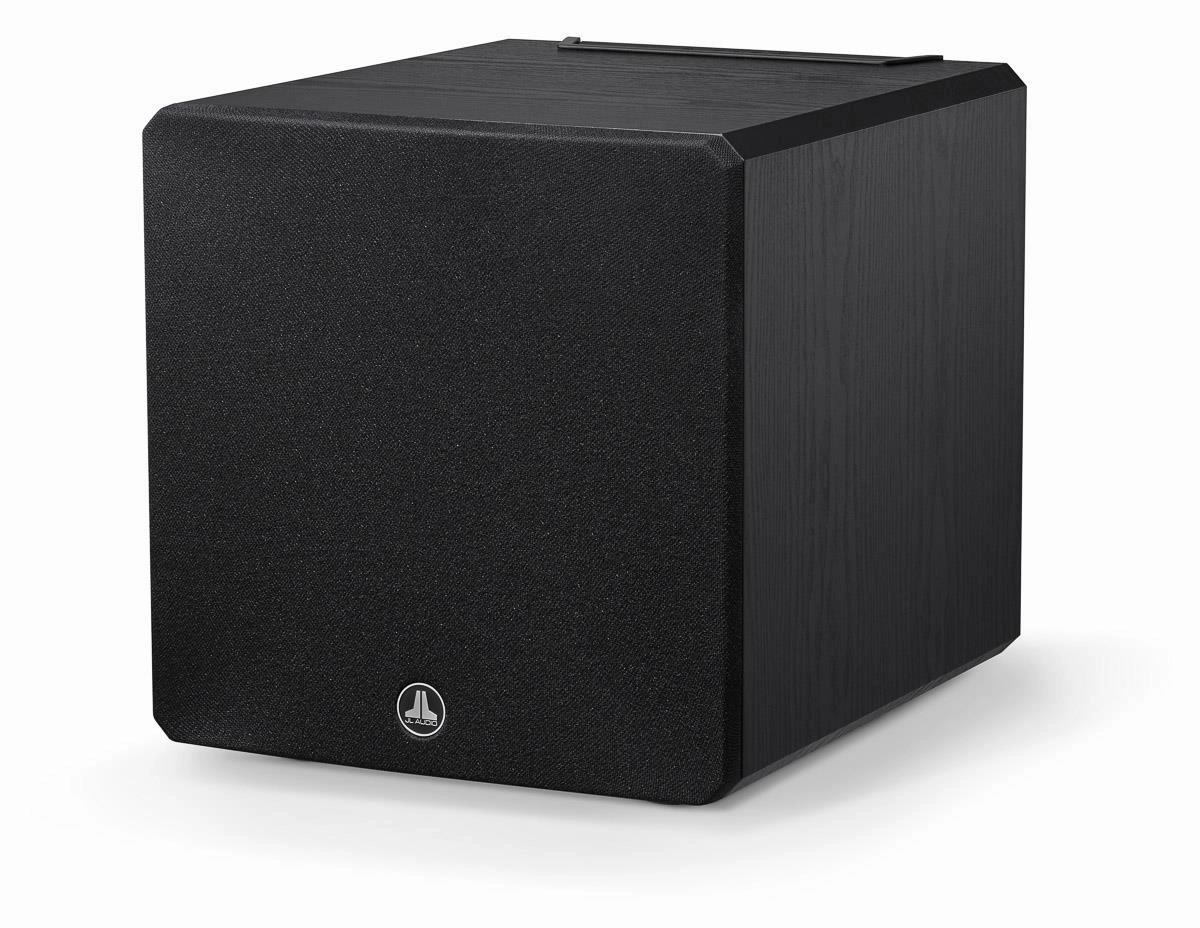 JL Audio E110 E-Sub 10-inch 1200W Powered Subwoofer - Each (Black Ash)
