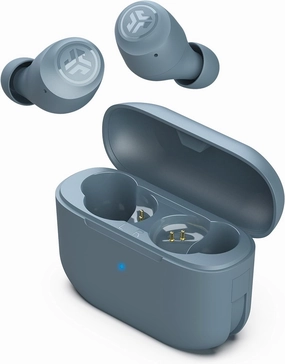 JLab Go Air Pop True Wireless Bluetooth Earbuds   Charging Case, Slate, Dual Connect, IPX4 Sweat Resistance, Bluetooth 5.1 Connection, 3 EQ Sound Settings Signature, Balanced, Bass Boost noise cancelling headphones,ANC headphones,travel headphones,