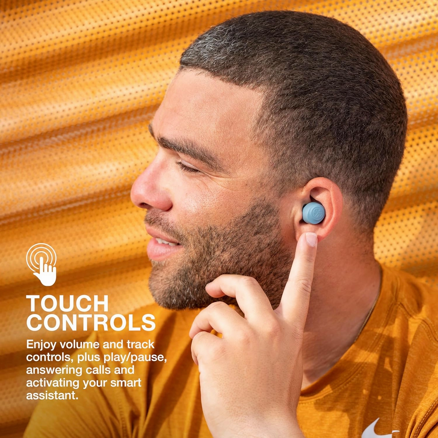 JLab Go Air Pop True Wireless Bluetooth Earbuds   Charging Case, Slate, Dual Connect, IPX4 Sweat Resistance, Bluetooth 5.1 Connection, 3 EQ Sound Settings Signature, Balanced, Bass Boost