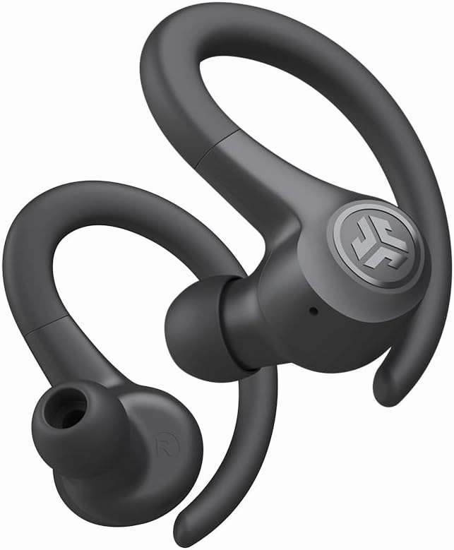 JLab Go Air Sport, Wireless Workout Earbuds Featuring C3 Clear Calling, Secure Earhook Sport Design, 32  Hour Bluetooth Playtime, and 3 EQ Sound Settings (Graphite/Black)