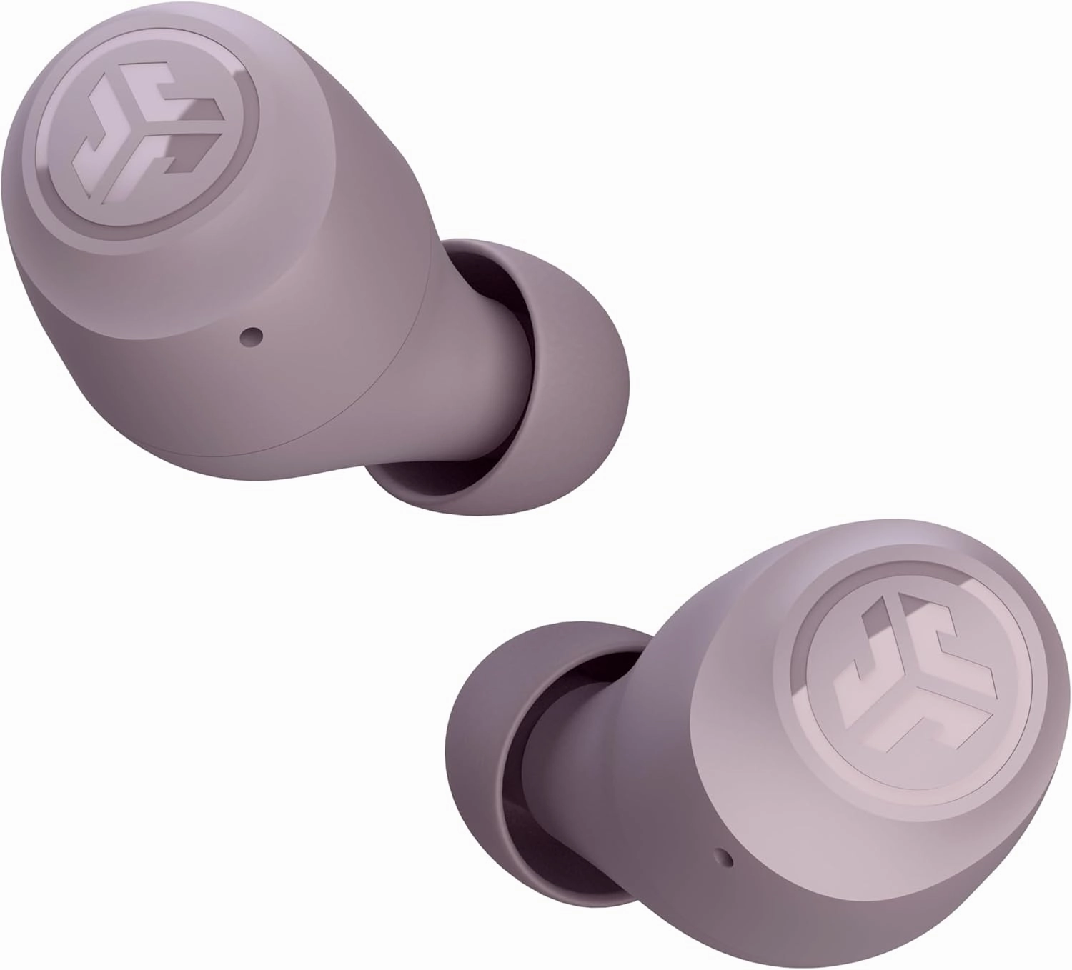 JLab Go Pop  True Wireless Bluetooth Earbuds & Charging Case - Mauve, App Support, Dual Connect, IPX4 Sweat Resistance, Bluetooth 5 Connection, 3 EQ Sound Settings Signature, Balanced, Bass Boost