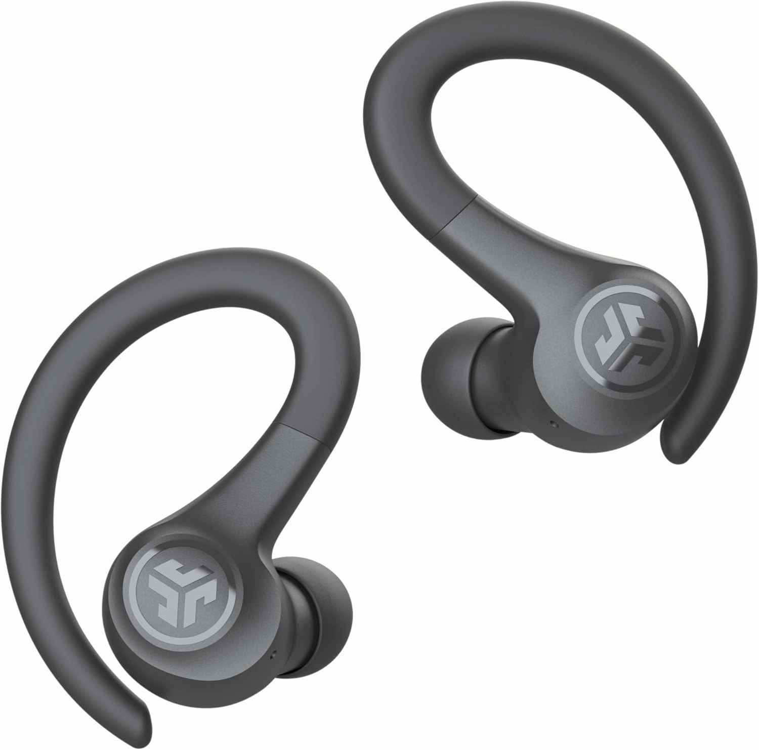 JLab Go Sport  Wireless Workout Earbuds Featuring C3 Clear Calling, Secure Earhook Sport Design, 35  Hour Bluetooth Playtime, and 3 EQ Sound Settings (Graphite)