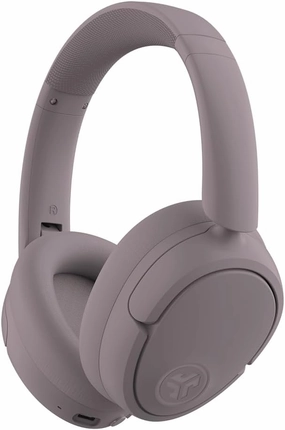 JLab JBuds Lux ANC Wireless Headphones, Mauve, Hybrid Active Noise Cancelling, Customizable Sound, Spatial Audio Compatible, Premium Over-Ear Bluetooth Headset over-ear headphones,closed back headphones,wireless studio cans,