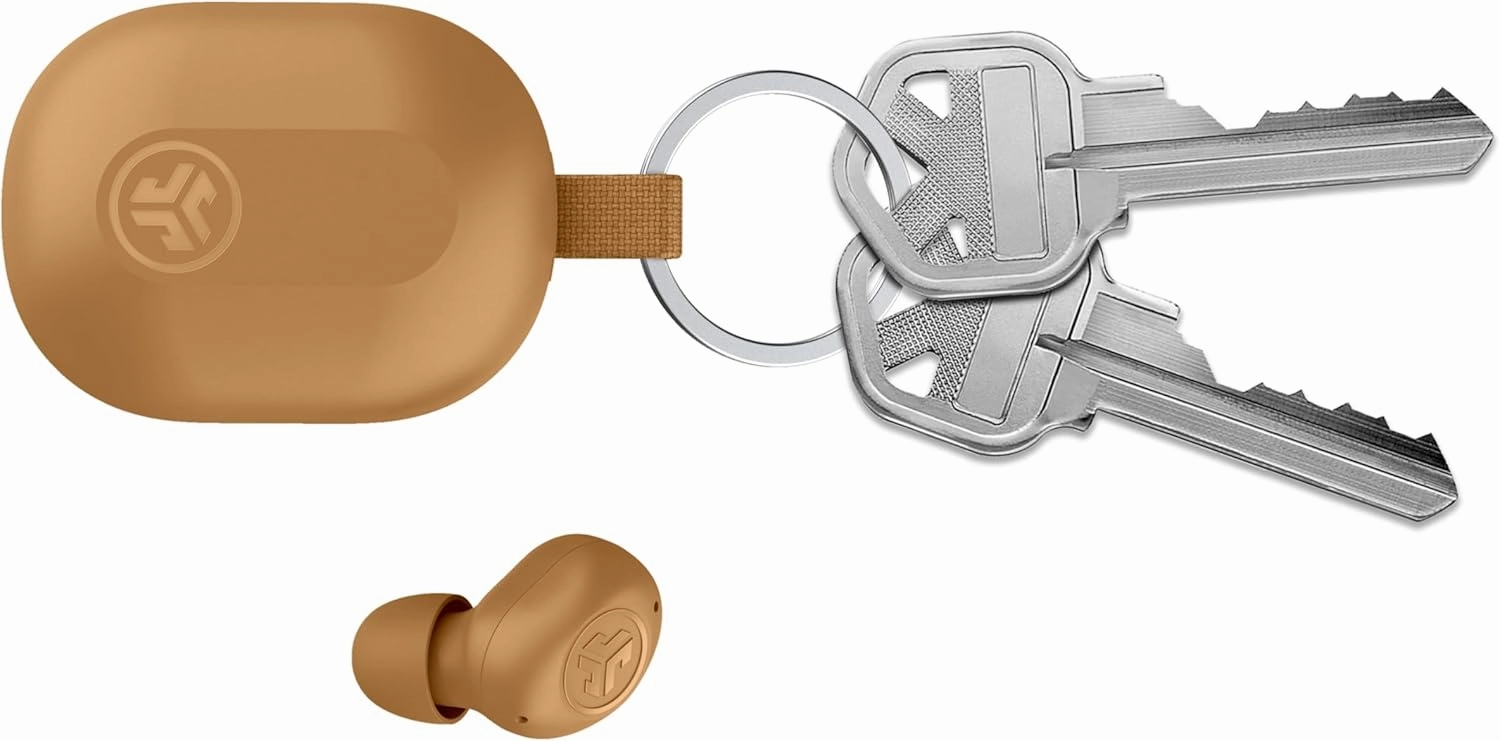 JLab JBuds Mini Tones True Wireless Bluetooth Earbuds   Charging Case, (7572 W), IP55 Sweat and Dust Proof, Bluetooth Multipoint, Be Aware Audio, 3 EQ Sound Settings, Crystal Clear Calls