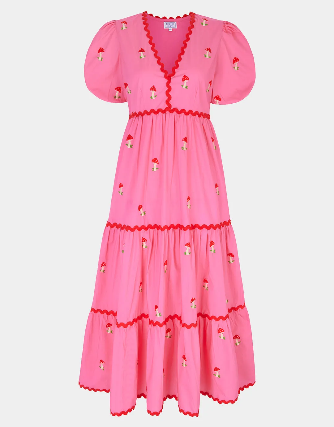 Jolie Dress - Bubblegum Mushroom