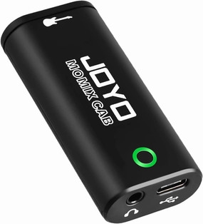 JOYO Guitar Audio Interface Pocket Internal Recording Sound Card with Type-C and Lightning for Phone Portable and Lightweight Plug & Play (MOMIX CAB) audio interface,USB interface,music recording input,