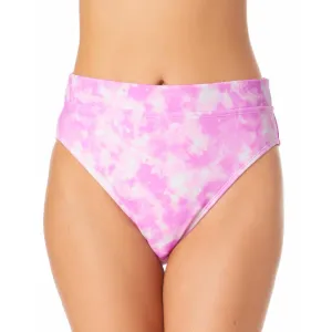 Juniors Womens Tie-Dye High Waist Swim Bottom Separates