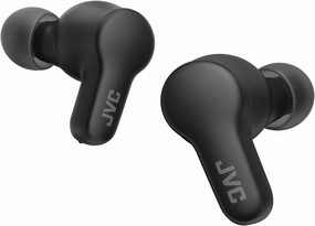JVC Gumy True Wireless Earbuds, Bluetooth 5.3, Charging Case, 24-Hour Playback, IPX4 Water Resistant, Comfortable Secure Fit with XS/S/M/L Earpieces, Built-in Mic for Calls, iPhone/Android/PC - HAA7T2 wireless earbuds,Bluetooth earphones,true wireless ster