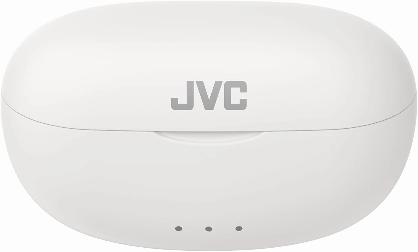 JVC Gumy True Wireless Earbuds, Bluetooth 5.3, Charging Case, 24-Hour Playback, IPX4 Water Resistant, Comfortable Secure Fit with XS/S/M/L Earpieces, Built-in Mic for Calls, iPhone/Android/PC - HAA7T2