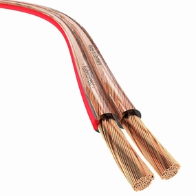KabelDirekt  Pure Copper Stereo Audio Speaker Wire & Cable  Made in Germany  16 AWG Gauge  50 feet  (for HiFi Speakers and Surround Sound Systems, Pure Copper, with Polarity Markings) surround sound system,cinema audio kit,5.1 surround package,
