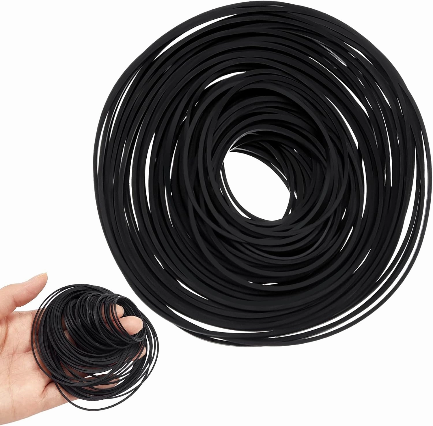 Kanayu 100 Pcs Recorder Rubber Belts 40-135 mm Square Cassette Tape Machine Repair Maintenance Mix Cassette Recorder Belts for DVD CD LD VCR Repeater Drives(1mm Width) belt-drive turntable,vinyl record player,audiophile turntable,