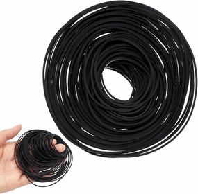 Kanayu 100 Pcs Recorder Rubber Belts 40-135 mm Square Cassette Tape Machine Repair Maintenance Mix Cassette Recorder Belts for DVD CD LD VCR Repeater Drives(1mm Width) belt-drive turntable,vinyl record player,audiophile turntable,