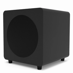 Kanto SUB8 8-inch Sealed Powered Subwoofer (Matte Black) Subwoofers,Bass Speakers,Woofers