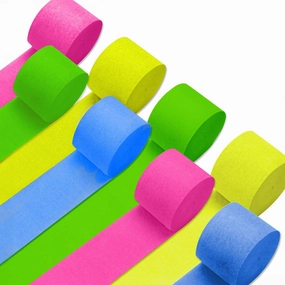 KatchOn, 656 Feet, Crepe Paper Streamers  8 Rolls | Colorfull Streamers for Party Decorations | Paper Streamers for Fiesta, Birthday, Wedding, Housewarming | Bachelorette Party Decorations network streamer,wireless audio player,Wi-Fi music streamer,