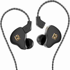 KBEAR KS1 Earphones in Ear Monitor Super Bass Wired Earbuds, Crystal Clear Sound IEM Headphones, High Resolution Noise Canceling Ear Monitors Headphone for Singers Musician Audifonos Auriculares in-ear monitors,hi-fi IEMs,studio earphones,
