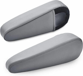 KBH Car Seat Armrest Cover for Lexus GX470 2003 2004 2005 2006 2007 2008 2009, Vinyl Leather Interior Accessories, Anti-Scratch, 1 Pair, Dark Gray vinyl accessories,turntable parts,record player tools,